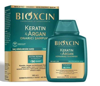 Bioxcin Keratin and Argan Onarıcı Şampuan 300 ml