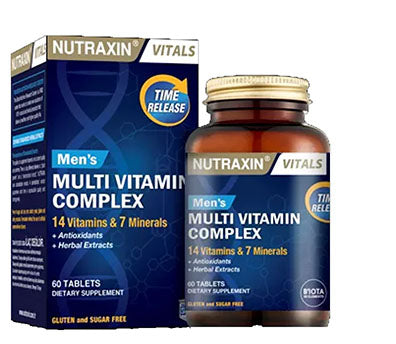 Nutraxin Mens Multi Vitamin Complex 60 Tab